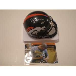  Correll Buckhalter Autographed/Hand Signed Denver Broncos 