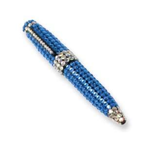  Blue Swarovski Crystal Ball point Pen Jewelry