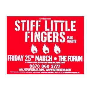  STIFF LITTLE FINGERS London Forum 25th March 2005 Music 