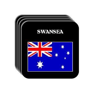  Australia   SWANSEA Set of 4 Mini Mousepad Coasters 