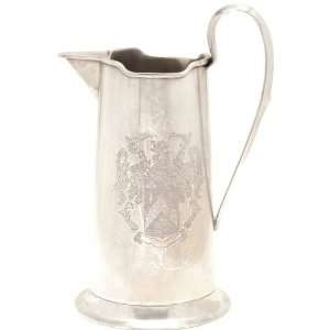  Kensington 11 high Etched Pewter Pitcher