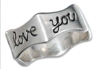 Precious Sterling Silver I Will Always Love You Ring 7  