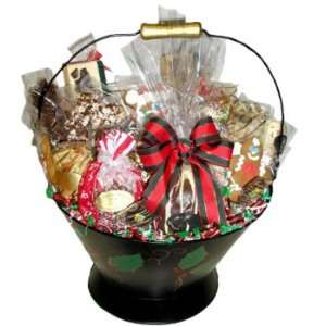 Coal Bucket Decadent Desserts   Christmas Gift Basket