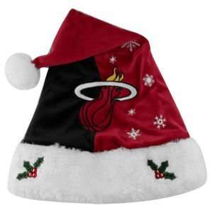 Miami Heat 2011 Team Logo Santa Hat 