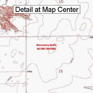   Map   Discovery Butte, Montana (Folded/Waterproof)