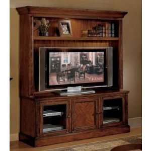  Cambridge 2 Piece 65 TV Console w/ Lighted Hutch (1 BX 