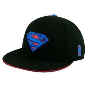   #12 Dwight Howard Superman Logo Black Fitted Hat: Sports & Outdoors