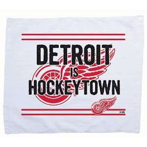   Red Wings Hockeytown Extra Man Rally Towel   Online Exclusive Sports