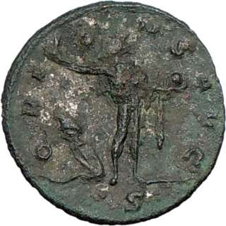   274AD Milan mint Rare Authentic Ancient Roman Coin SOL SUN God Captive