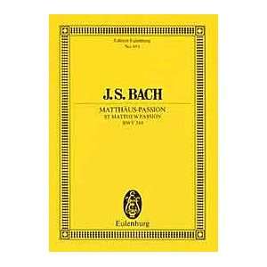    St. Matthew Passion, BWV 244 Study Score: Sports & Outdoors