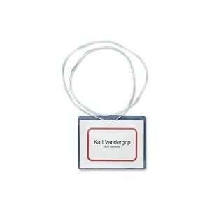  C Line Hanging Style Name Badge Holders: Office Products