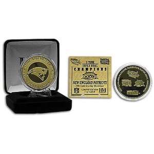   Highland Mint 3 Time Super Bowl Champs 24KT Coin