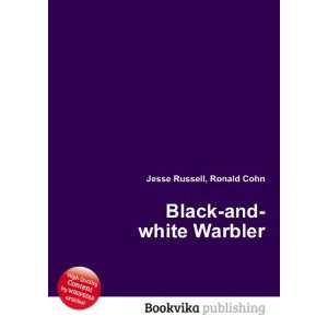 Black and white Warbler Ronald Cohn Jesse Russell  Books