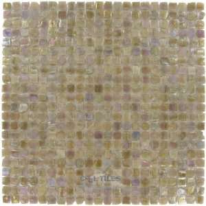  Ecologic recycled 7/16 x 7/16 clear film faced mosaic in 