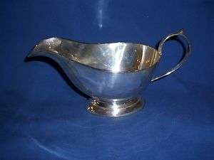 Silver Plated Gravy Sauce Boat  