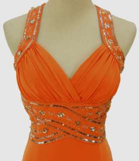 HAILEY LOGAN $170 Oranges Evening Formal Gown NWT (Size 3, 5, 7, 9, 11 