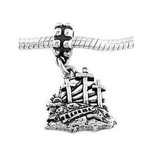  Sterling Silver Calvary Crosses Dangle Bead Charm Jewelry
