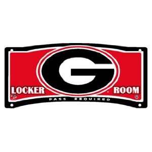  NCAA GEORGIA BULLDOGS TEAM LOCKER ROOM SIGN Sports 