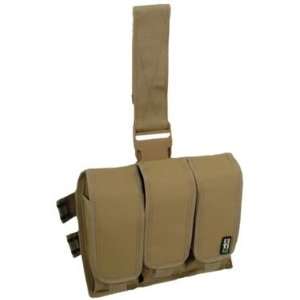 : Leapers Deluxe Adjustable 6 Rifle Magazines Pouch   Triple Drop Leg 