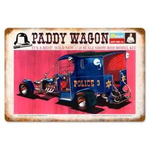  Paddy Wagon Automotive Vintage Metal Sign   Garage Art 
