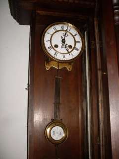 VERY LARGE ANTIQUE WALL CLOCK REGULATOR GERMANY 1890 th  