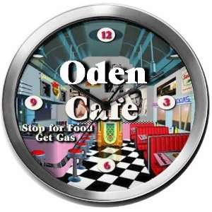  ODEN 14 Inch Cafe Metal Clock Quartz Movement: Kitchen 