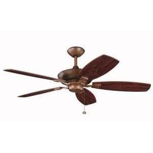  52 Canfield Ceiling Fan in Antique Wood: Home Improvement