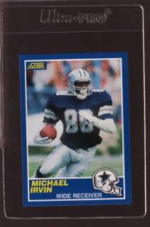 1989 SCORE #18 MICHAEL IRVIN RC NMMT *380685  