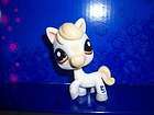 Littlest Pet Shop White and Blonde maned Pony Horse #17
