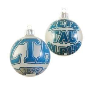  Small Zeta Tau Alpha Sorority Ornament, Style 2