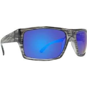  Sunglasses   Streaky Grey/Blue Chrome / One Size Fits All: Automotive
