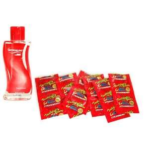 Ultra Shape Strawberry Flavored Premium Latex Condoms Lubricated 48 