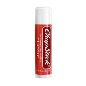  Chapstick Classic Strawberry Lip Balm Spf 4 24: Health 