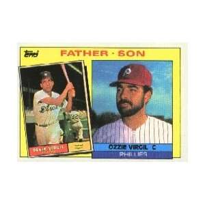  1985 Topps #143 Ozzie/Ossie Virgil Father and Son Sports 