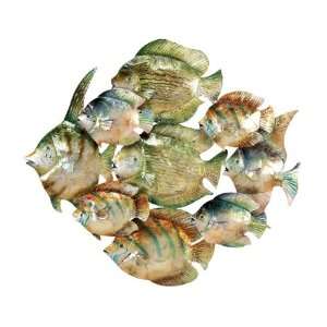  Capiz Shell Fish Wall Decor Sculpture New: Home & Kitchen