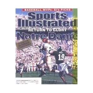  Maurice Stovall Autographed/Hand Signed Sports Illustrated 