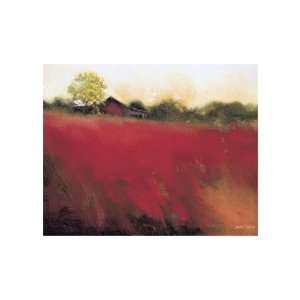   Red Land Giclee Poster Print by Thomas Stotts, 14x12
