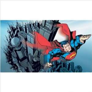   JL1065M Superman Full Size Prepasted Wall Mural: Home Improvement