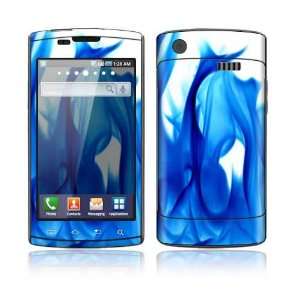  Samsung Captivate Decal Skin Sticker   Blue Flame 