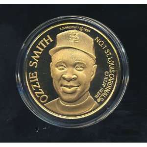 Ozzie Smith St Louis Cardinals Bronze Coin  Sports 