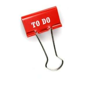  TO DO Red Task Clip  Set of 8: Office Products