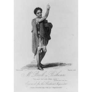   Junius Brutus Booth,1796 1852,English actor,Polhemus