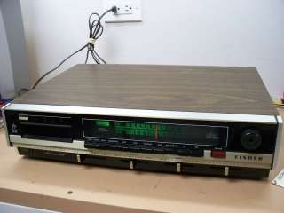Vintage Fisher Model 2080 Stereo Receiver with 8 track  
