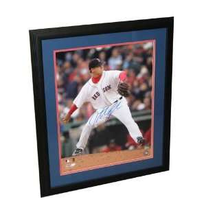  Autograph Jonathon Papelbon Action 16x20 framed. MLB 