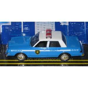  Motormax 1/43 1983 Dodge Diplomat Police Car: Toys & Games