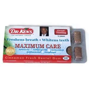    Dr. Kens Dental Gum   Cinnamon Gum: Health & Personal Care