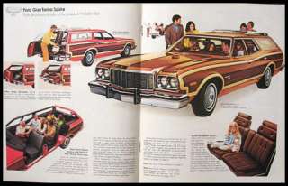 1974 Ford Station Wagon Brochure Galaxie Torino LTD  