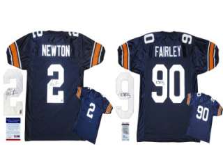 Nick Fairley / Cam Newton SIGNED Jersey   JSA / PSA   Auburn Tigers 