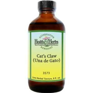   Herbs Remedies Cat?s Claw, Una De Gato, With Glycerine, 8 Ounce Bottle