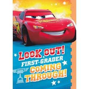   Look Out First Grader Coming Through Disney Pixar Cars Hallmark